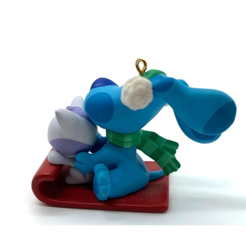 2001‎ Hallmark Blue's Clues Ornament Blue & Periwinkle Nickelodeon QXI61 Vintage